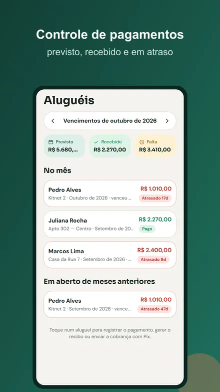 Tela 2 do Aluga