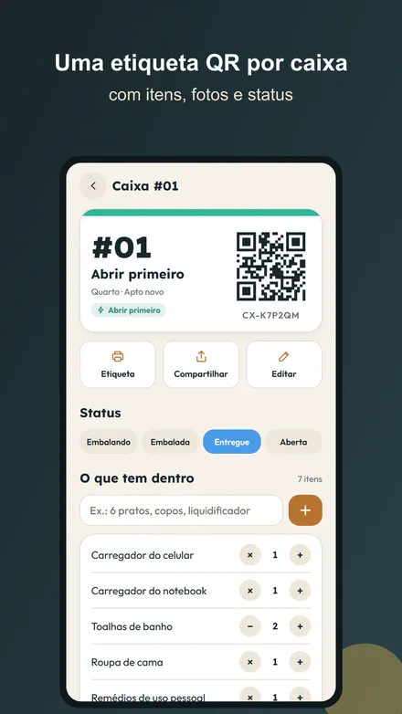 Tela 2 do Caixote