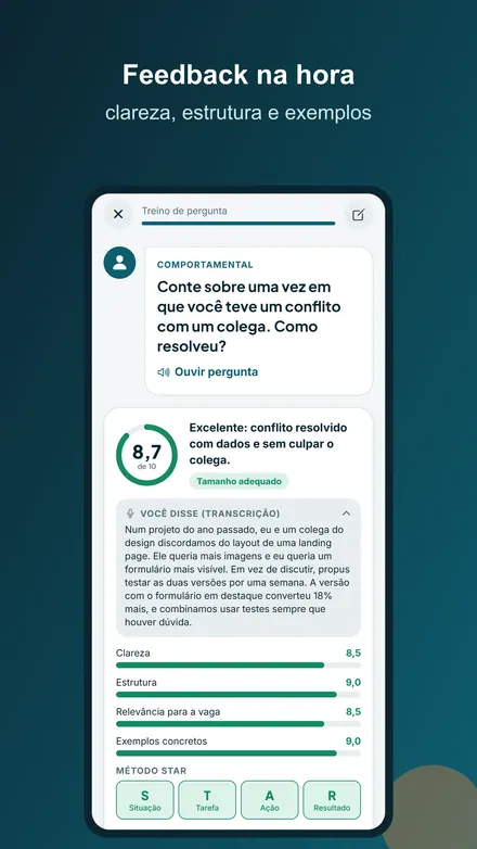 Tela 4 do Entrevista