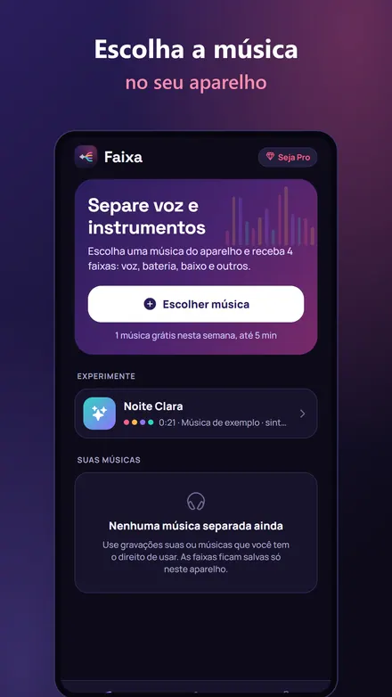 Tela 4 do Faixa