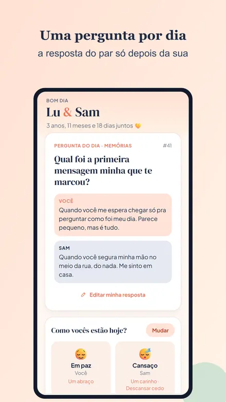 Tela do Nós Dois