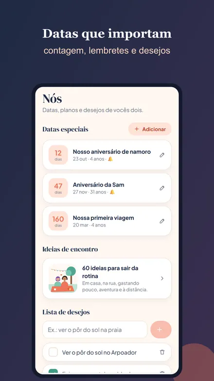 Tela 4 do Nós Dois