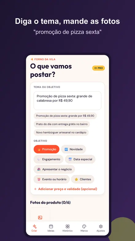 Tela 4 do Posta