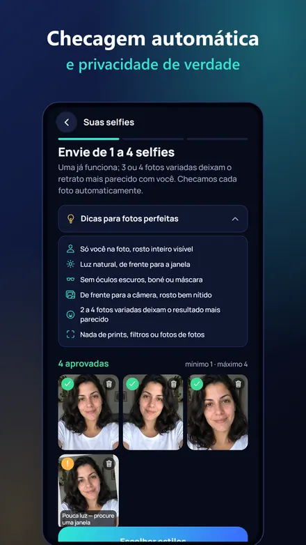 Tela 4 do ProShot