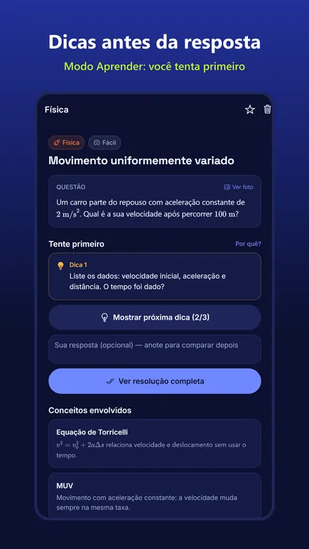Tela 2 do SolveSnap