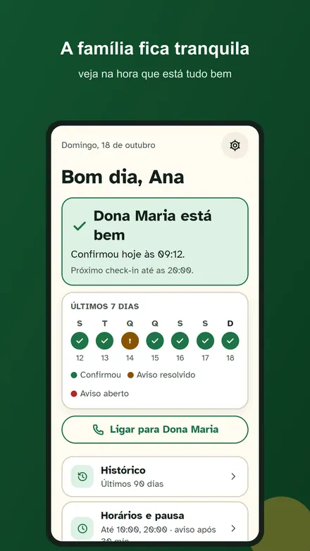 Tela 2 do Tô Bem