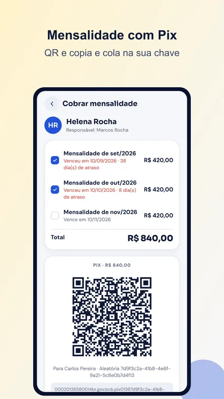 Tela 3 do Van Escolar