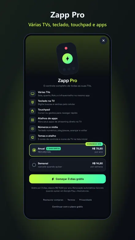 Tela 5 do Zapp
